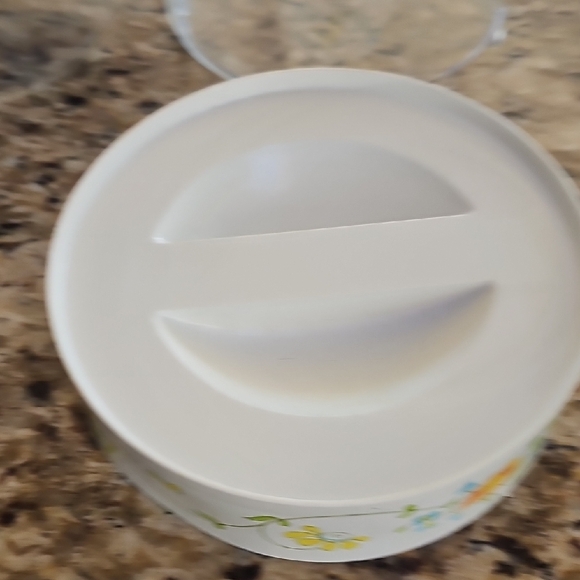 4 Vintage Pyrex See & Store Wildflower Glass Canisters Storage oven safe - Picture 6 of 15